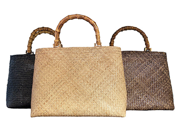 Large Rattan Bag (Bamboo Handle) – Walker Zabriskie Furniture